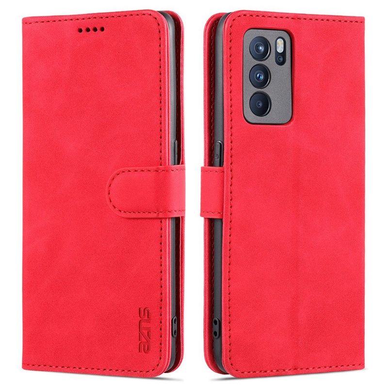 Etui Til Oppo Reno 6 5G Originalitet Folio Deksel Azns Kortholder