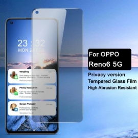 Oppo Reno 6 5G Skjermbeskytter Herdet Glass Og Personvernfilter