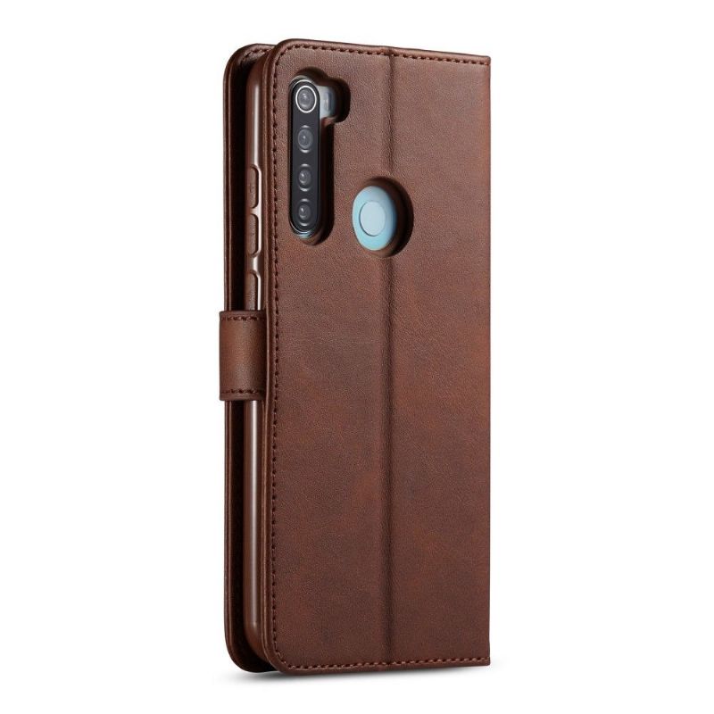 Case Til Xiaomi Redmi Note 8T Lommebok Lærdeksel Lommebok I Imitert Skinn