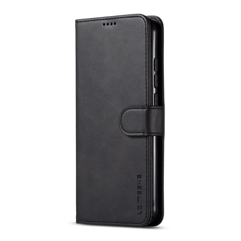 Case Til Xiaomi Redmi Note 8T Lommebok Lærdeksel Lommebok I Imitert Skinn