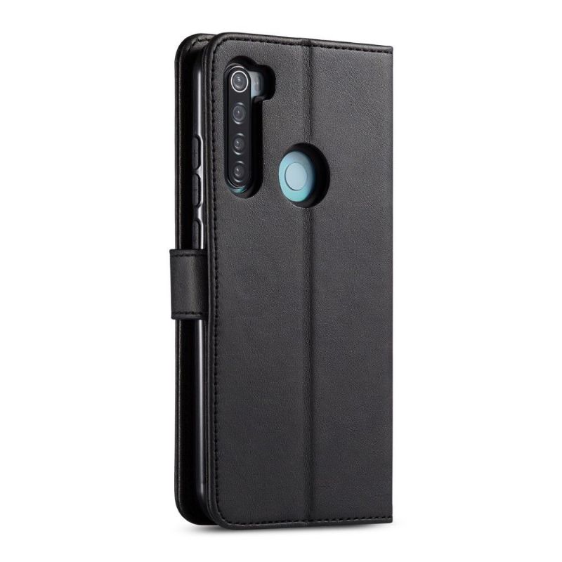 Case Til Xiaomi Redmi Note 8T Lommebok Lærdeksel Lommebok I Imitert Skinn