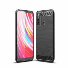 Deksel Til Xiaomi Redmi Note 8T Originalitet Carbon Brushed Gel - Svart