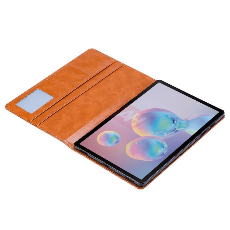 Lærdeksel Til Samsung Galaxy Tab S7 Stand Case Kortholder