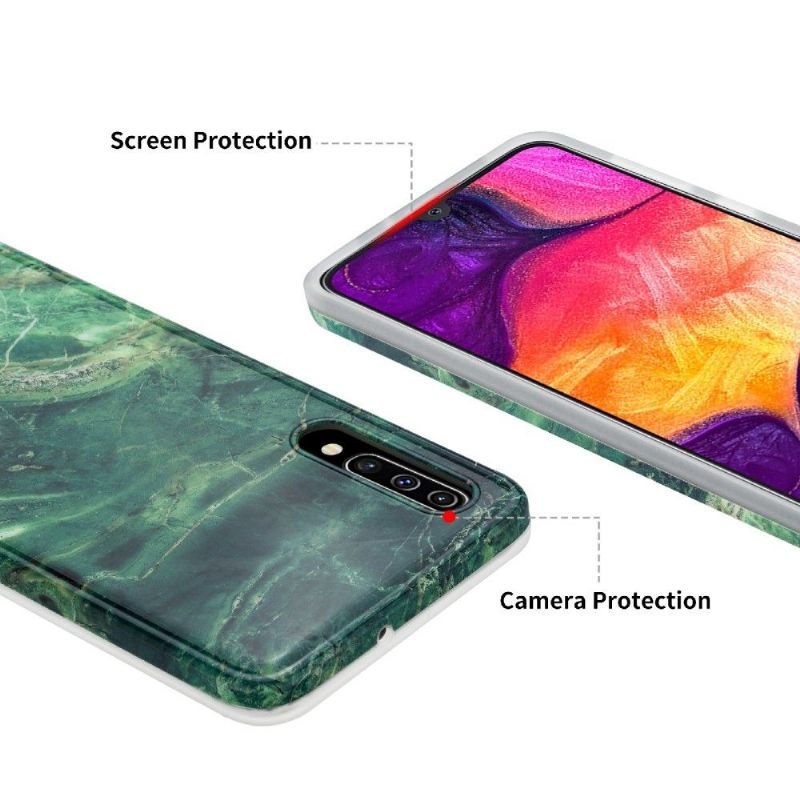 Deksel Til Samsung Galaxy A50 Anti-fall Marmor