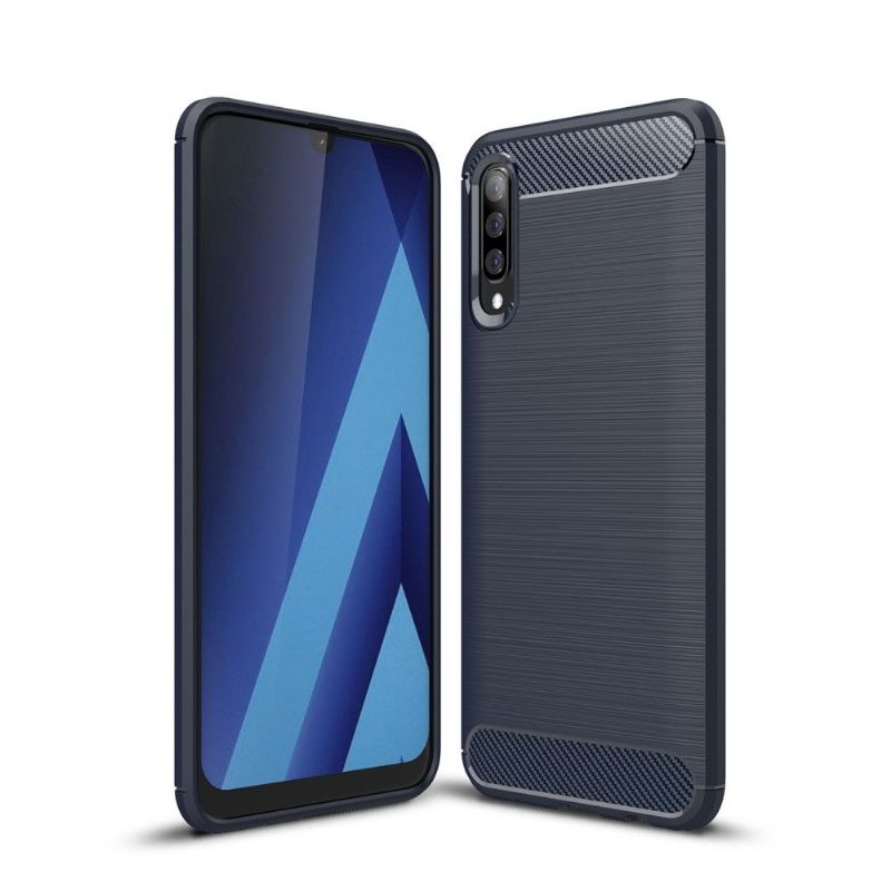 Deksel Til Samsung Galaxy A50 Carbon Børstet Gel