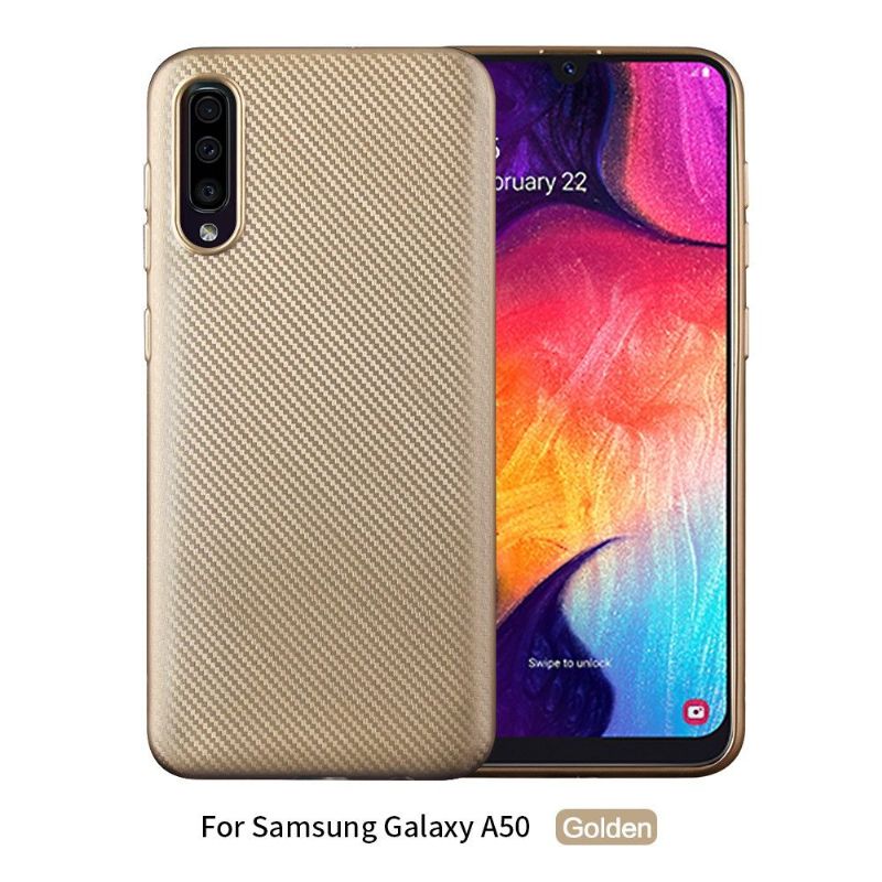 Deksel Til Samsung Galaxy A50 Originalitet Karbonfiberbelegg