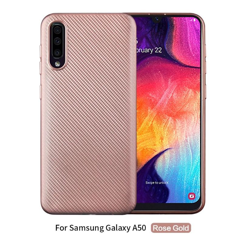 Deksel Til Samsung Galaxy A50 Originalitet Karbonfiberbelegg