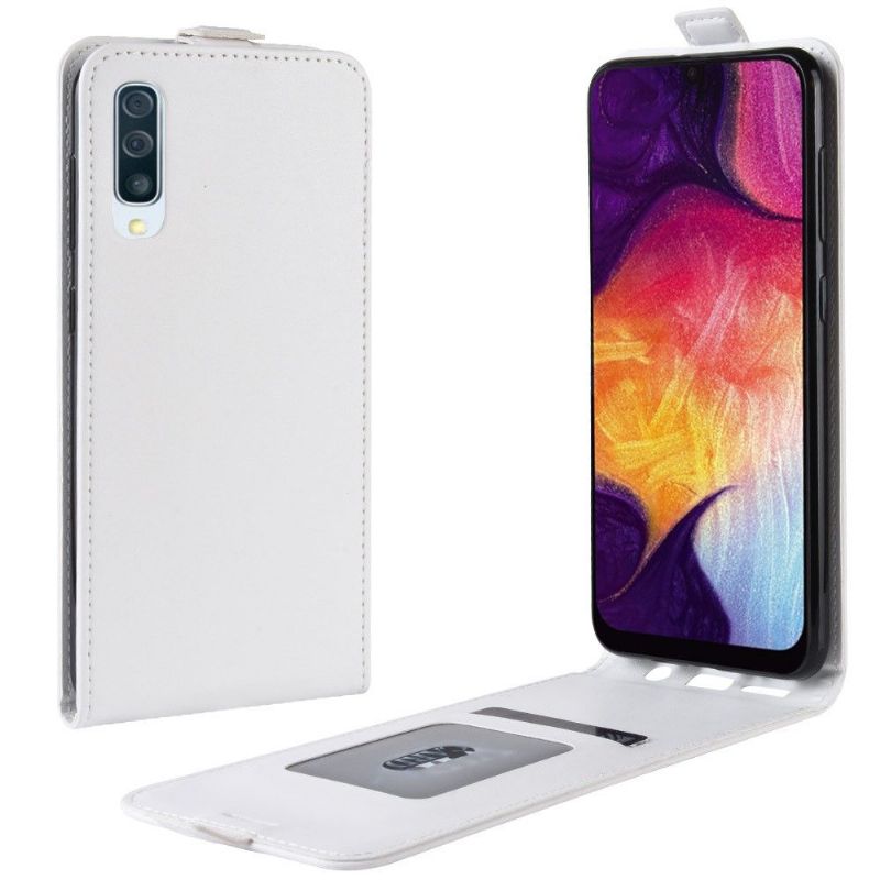 Etui Til Samsung Galaxy A50 Folio Deksel Vertikal Kunstskinn