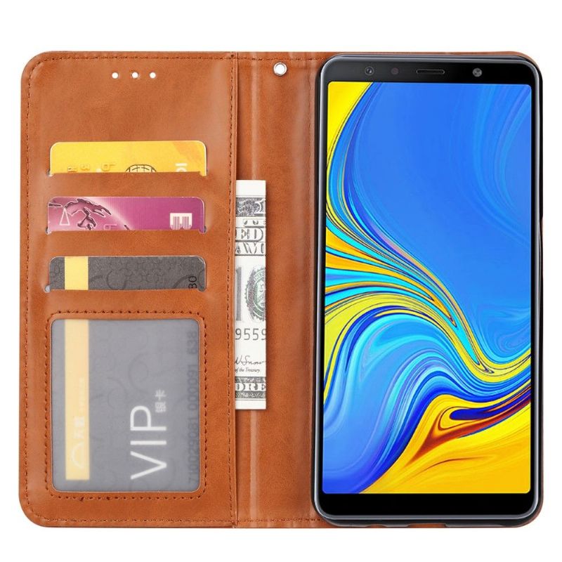 Folio Deksel Til Samsung Galaxy A50 Stand Case Leather Card Holder