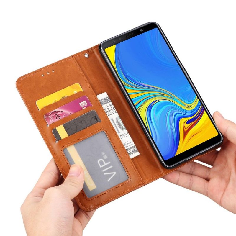 Folio Deksel Til Samsung Galaxy A50 Stand Case Leather Card Holder