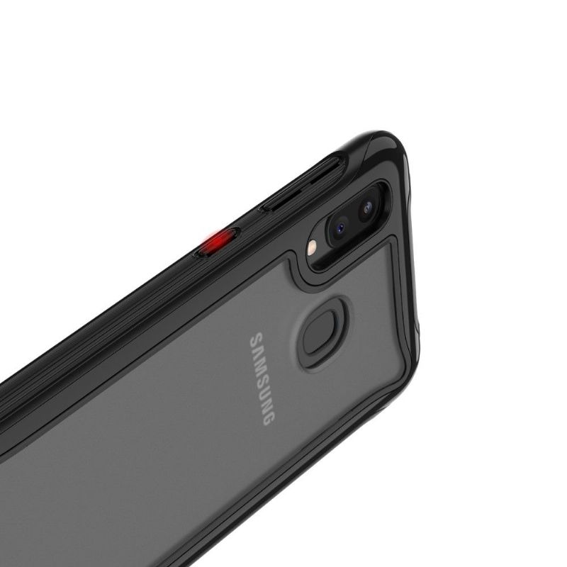 Deksel Til Samsung Galaxy A20e Originalitet Gjennomsiktig Kontur I Farger