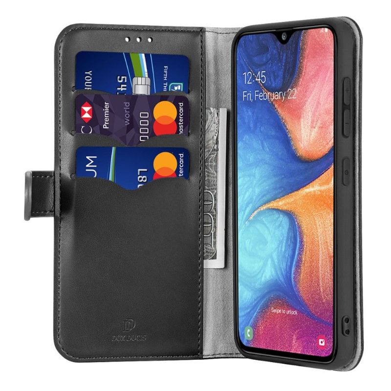 Folio Deksel Til Samsung Galaxy A20e Kado Leather Effect Series