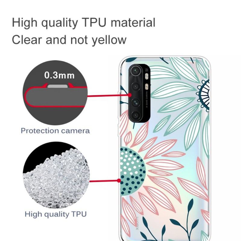 Deksel Til Xiaomi Mi Note 10 Lite Daisy Flowers