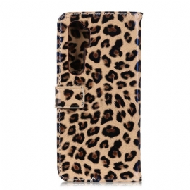 Folio Deksel Til Xiaomi Mi Note 10 Lite Leopard