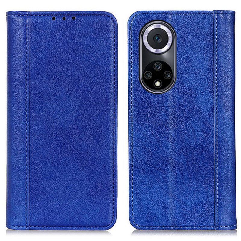 Beskyttelse Deksel Til Honor 50 Folio Deksel Elegance Split Litchi Leather