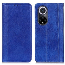 Beskyttelse Deksel Til Honor 50 Folio Deksel Elegance Split Litchi Leather