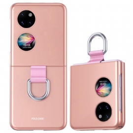 Deksel Til Huawei P50 Pocket Skin-touch Med Ring