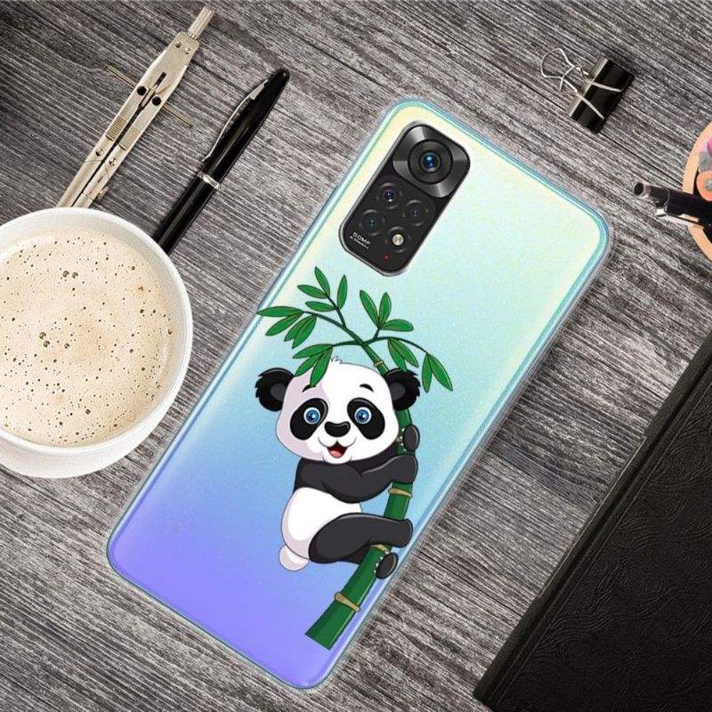 Deksel Til Xiaomi Redmi Note 11 / Note 11S Anti-fall Panda På Bambus