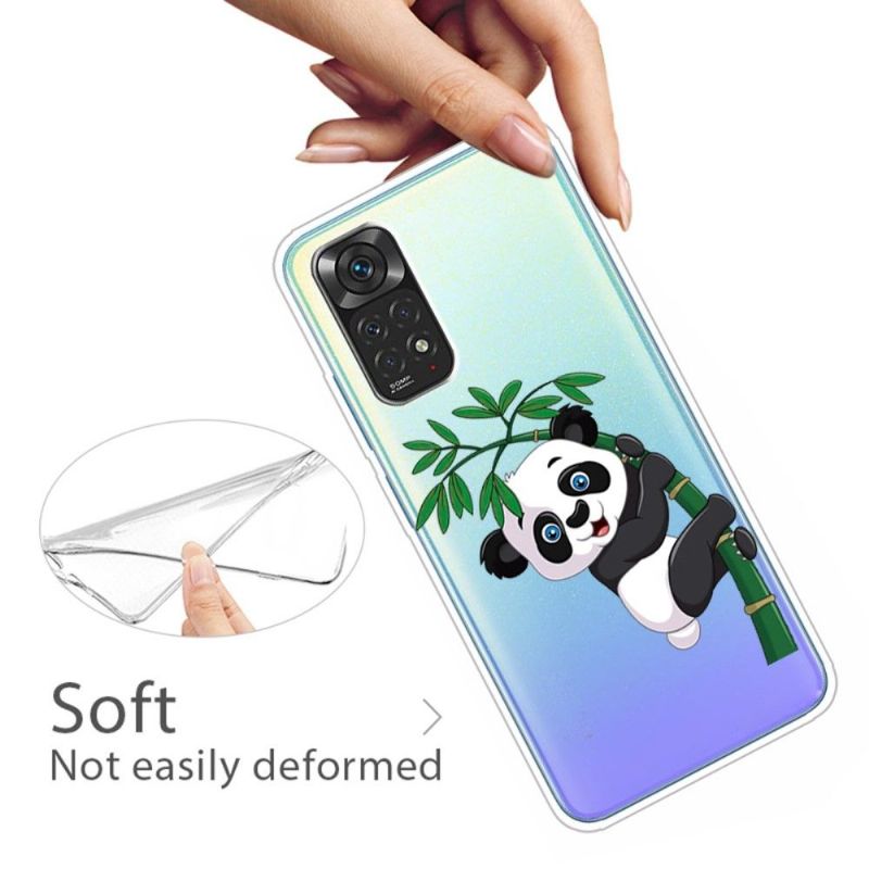 Deksel Til Xiaomi Redmi Note 11 / Note 11S Anti-fall Panda På Bambus