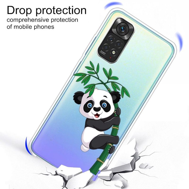 Deksel Til Xiaomi Redmi Note 11 / Note 11S Anti-fall Panda På Bambus