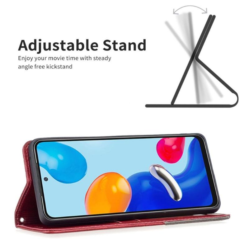 Folio Deksel Til Xiaomi Redmi Note 11 / Note 11S Anti-fall Célinia Style Skinnkortholder