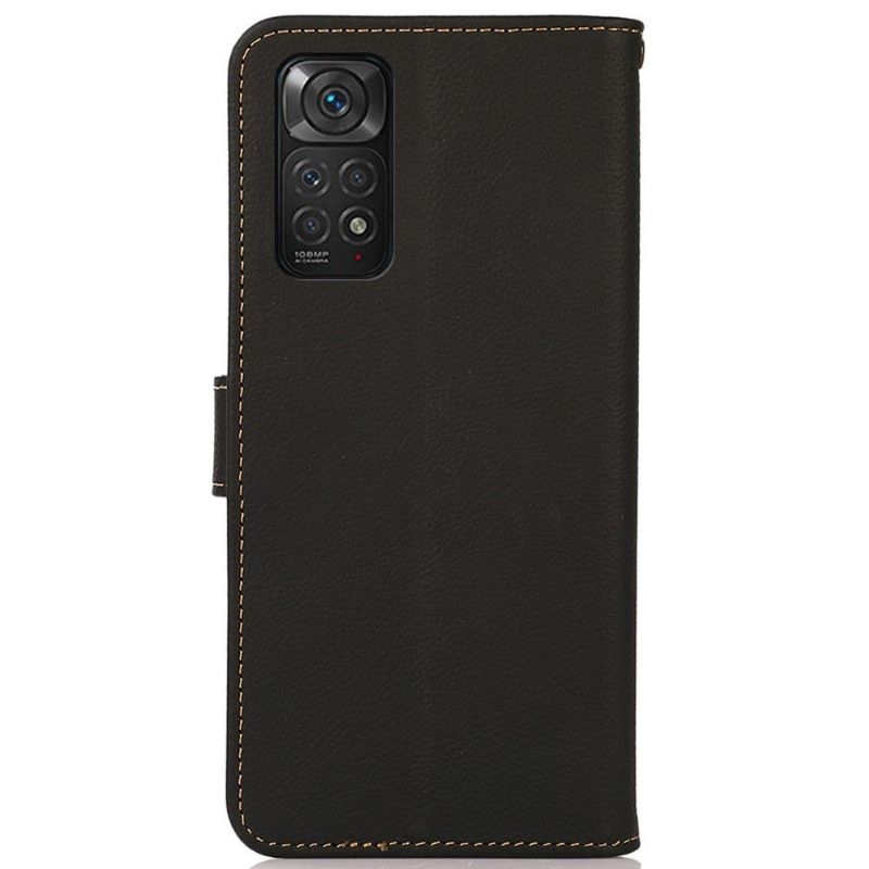 Folio Deksel Til Xiaomi Redmi Note 11 / Note 11S Anti-fall Khazneh Classic Leather