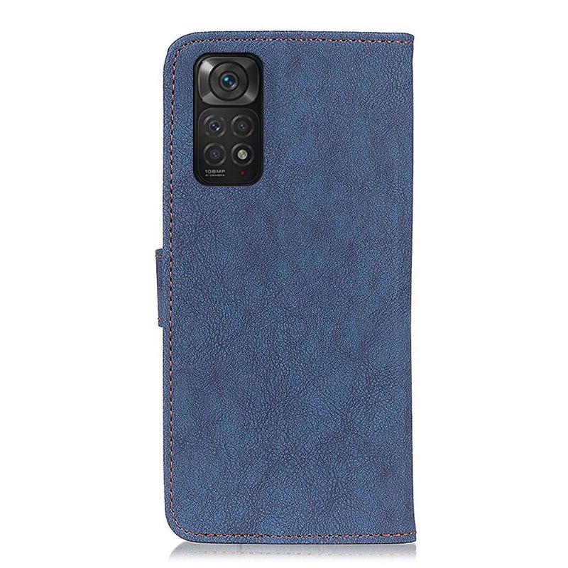 Folio Deksel Til Xiaomi Redmi Note 11 / Note 11S Khazneh Retro Skinneffekt