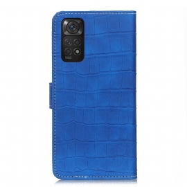 Lærdeksel Til Xiaomi Redmi Note 11 / Note 11S Croc Look-søm