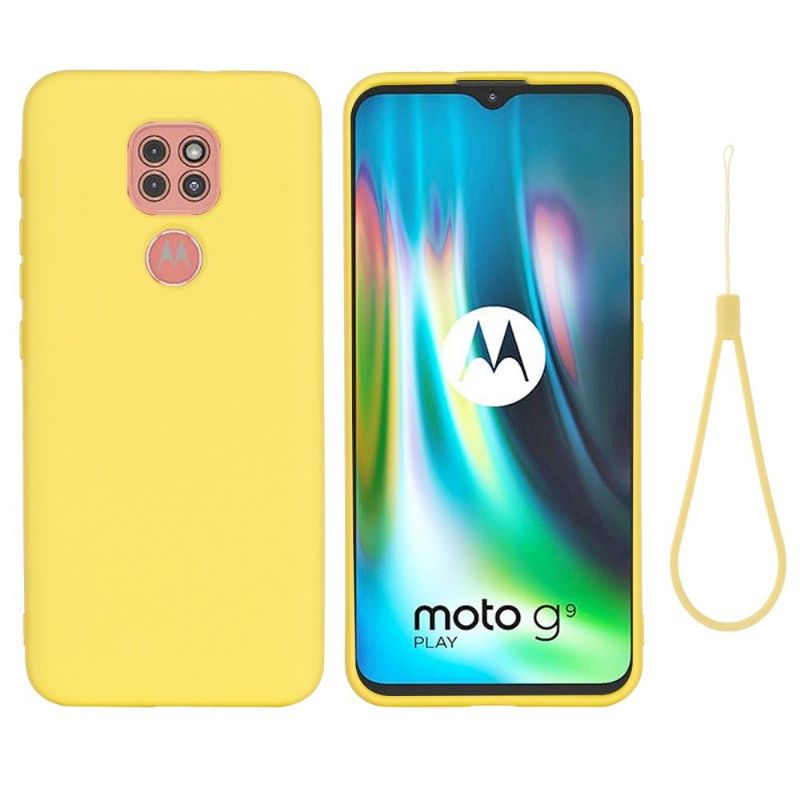 Deksel Til Motorola Moto G9 Play Puro Silikonvæske