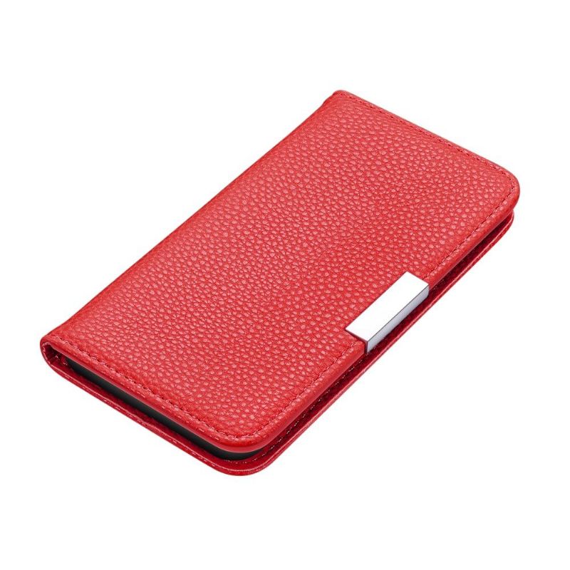 Folio Deksel Til Samsung Galaxy S21 Ultra 5G Anti-fall Lærdeksel Grained Faux Leather Flip