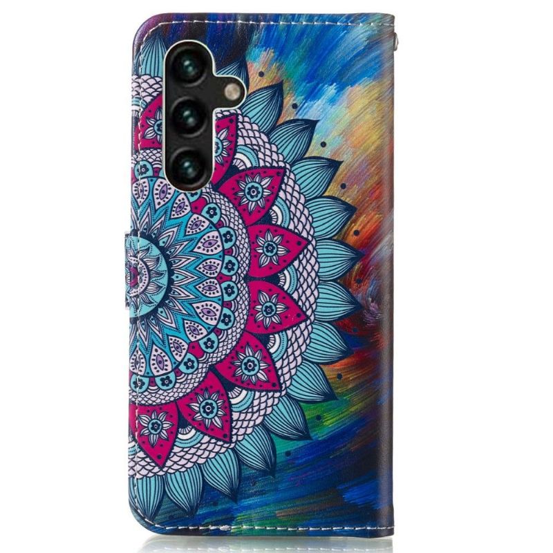 Folio Deksel Til Samsung Galaxy A13 5G Blomstermandala