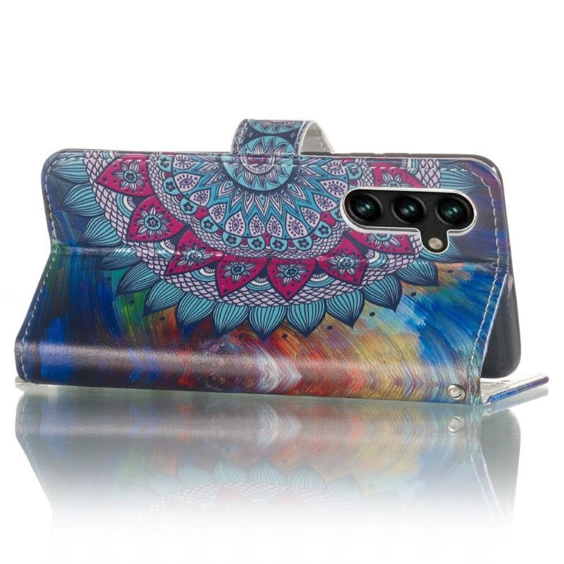 Folio Deksel Til Samsung Galaxy A13 5G Blomstermandala