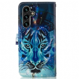 Lærdeksel Til Samsung Galaxy A13 5G Originalitet Kunstnerisk Tiger