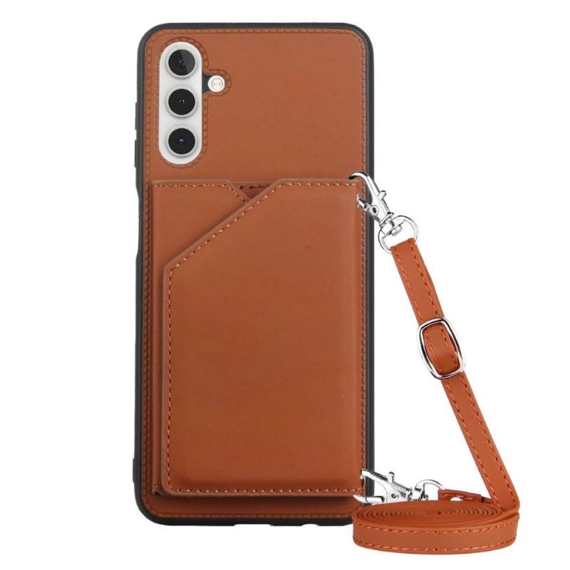 Mobildeksel Til Samsung Galaxy A13 5G Aude Multi-compartment Lanyard