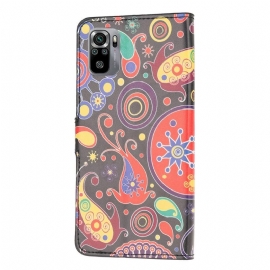 Folio Deksel Til Xiaomi Redmi Note 10 Paisleyblomst