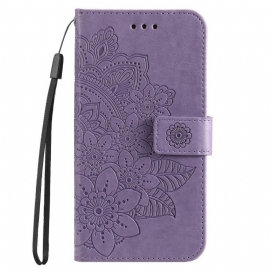 Folio Deksel Til Honor Magic 5 Lite Med Kjede Strappy Mandala