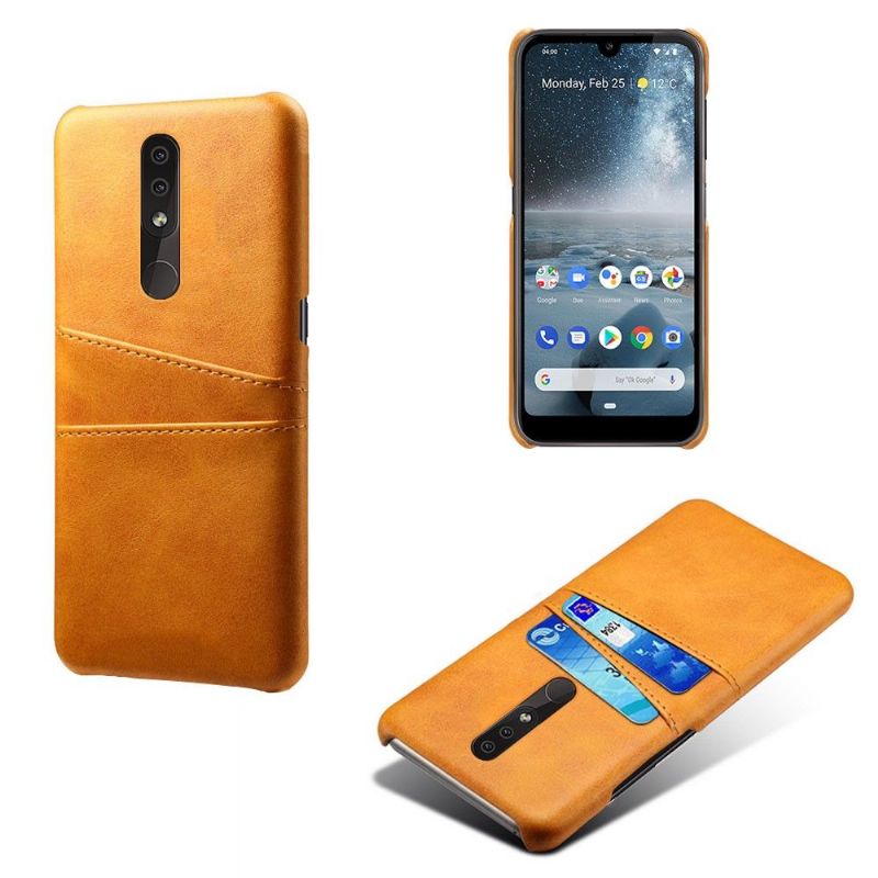 Mobildeksel Til Nokia 4.2 Melody Leather Effect Card Holder