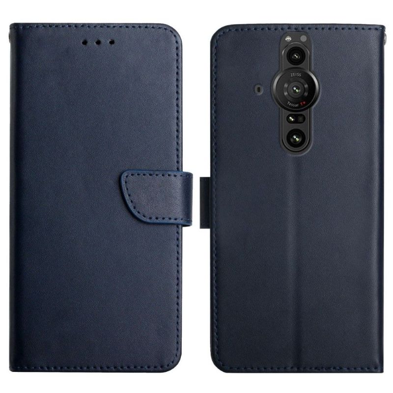 Folio Deksel Til Sony Xperia Pro-I Anti-fall Smooth Touch Leather