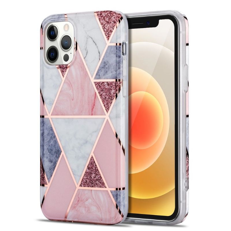 Deksel Til iPhone 12 Mini Fantasia Marble