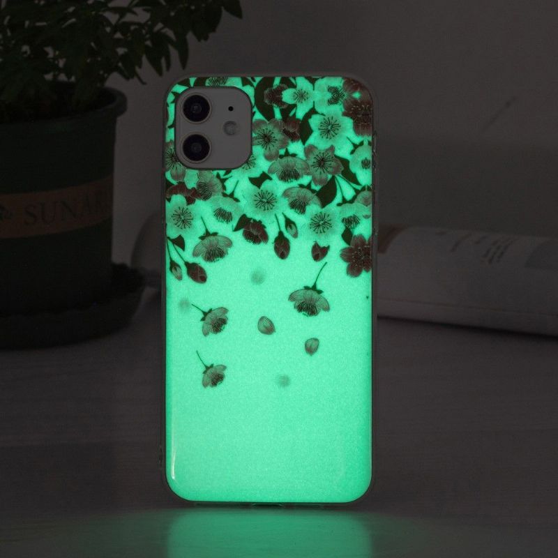 Deksel Til iPhone 12 Mini Fluorescerende Blomster