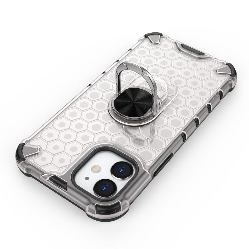 Deksel Til iPhone 12 Mini Honeycomb Design Med Ring