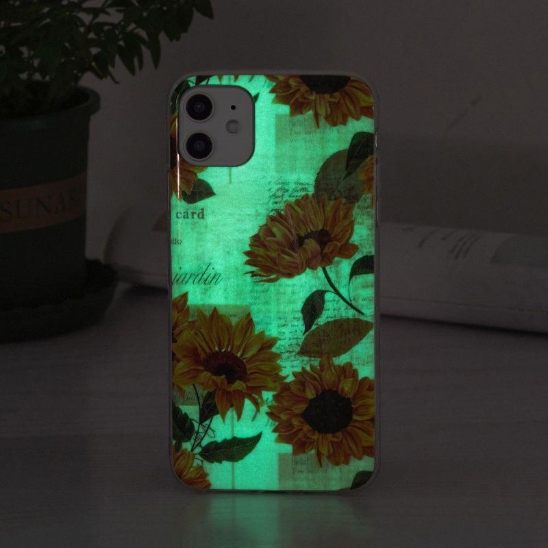 Deksel Til iPhone 12 Mini Vintage Solsikkefluorescerende