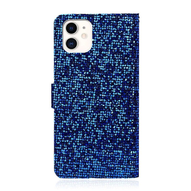 Folio Deksel Til iPhone 12 Mini Glitterkortholder