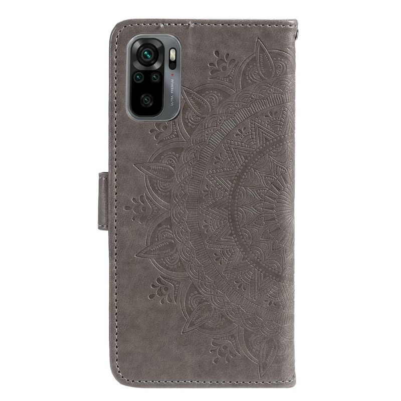 Folio Deksel Til Xiaomi Redmi Note 10 4G / Note 10S Sun Mandala