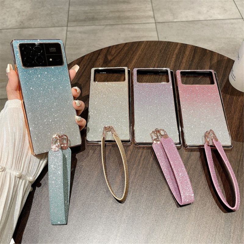 Deksel Xiaomi Mix Fold 3 Strappy Paljetter Beskyttelse Deksel