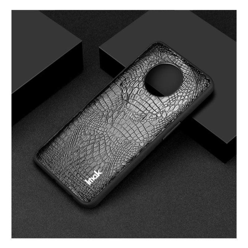 Deksel Til OnePlus 7T Imak Croco Effect Black