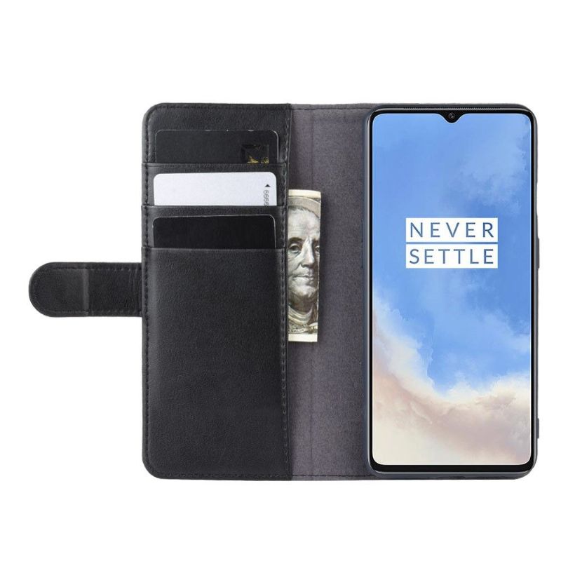 Folio Deksel Til OnePlus 7T Premium Skinn