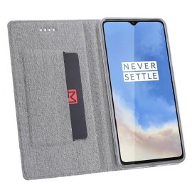 Folio Deksel Til OnePlus 7T Støttefunksjon For Tannregulering