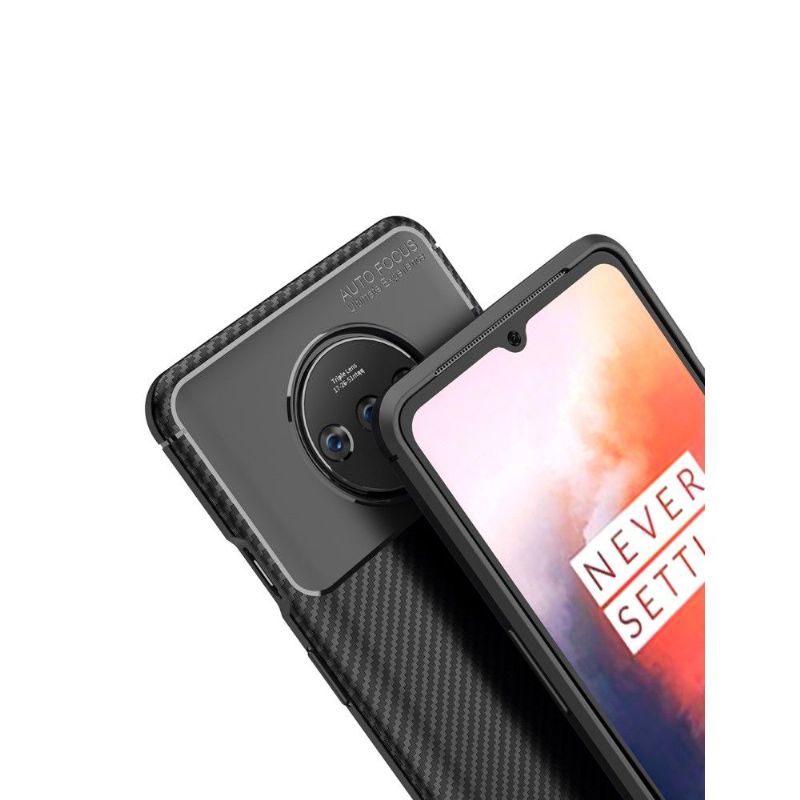 Mobildeksel Til OnePlus 7T Gel Carbon Fiber Style