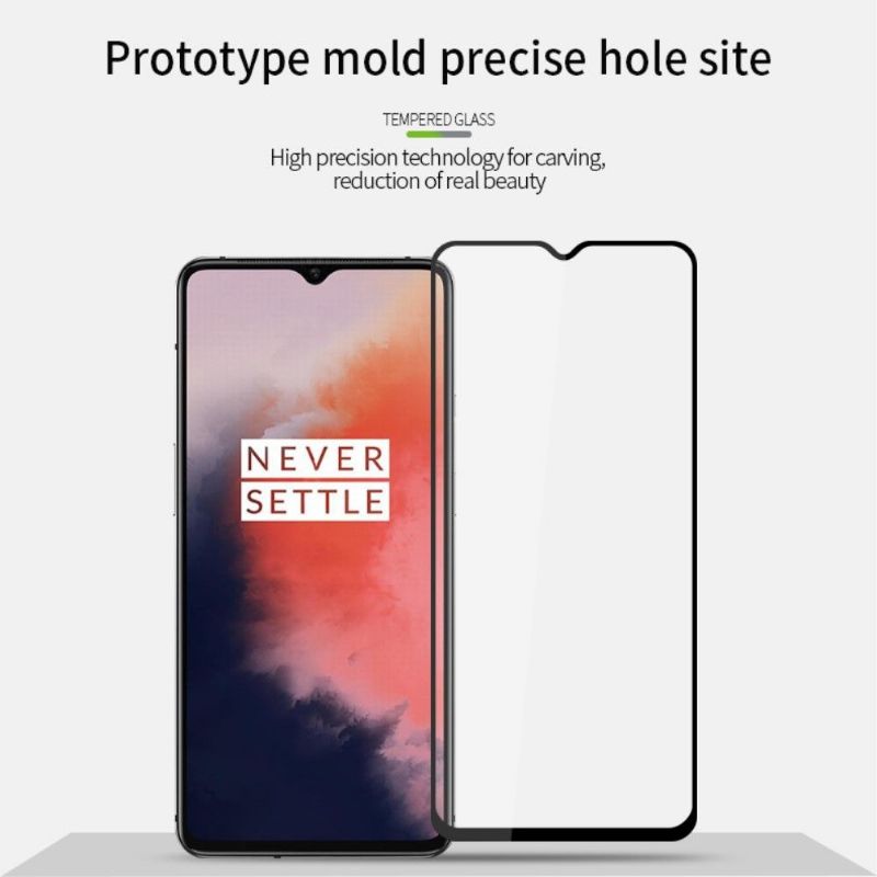 Oneplus 7T - Skjermbeskytter I Herdet Glass I Full Størrelse